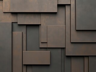 Abstract metallic hardware shapes on a neutral background, Hardware, Tech geometry