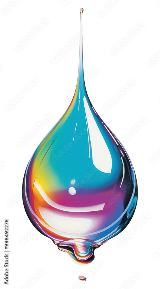 Poster png a waterdrop isolated on clear solid background transparent simplicity reflection.