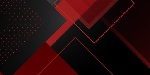 Modern black and red abstract background. Abstract background with modern contrast color for presentation design. Vector illustration design for business, texture, slide, magazine, and PowerPoint. 