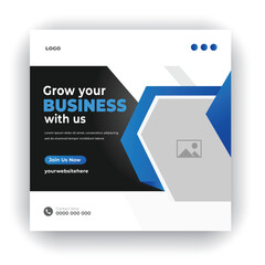 Digital business marketing social media post & web banner corporate business marketing
social media post and web design template