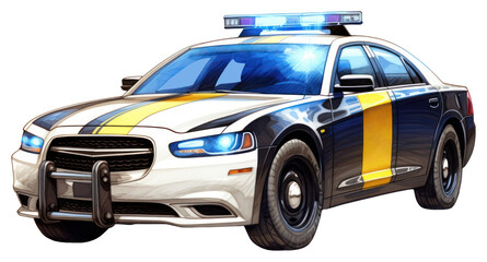 PNG Police car vehicle transportation.