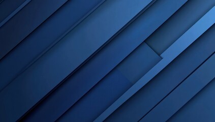 Fototapeta premium Blue background with diagonal lines, a simple and minimalist style, gradient effect, blue color scheme, a modern technology feel, corporate logo layout Generative AI