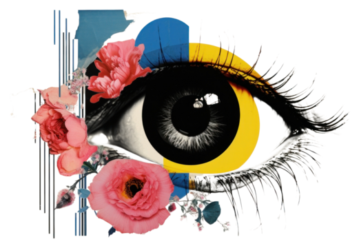 PNG  Eye painting graphics drawing.