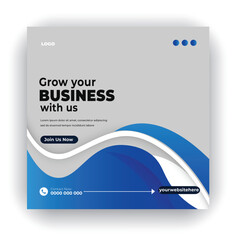 Digital business marketing social media post & web banner corporate business marketing
social media post and web design template