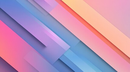 Fototapeta premium An abstract geometric background with gradient colors, perfect for use in digital media and graphic design