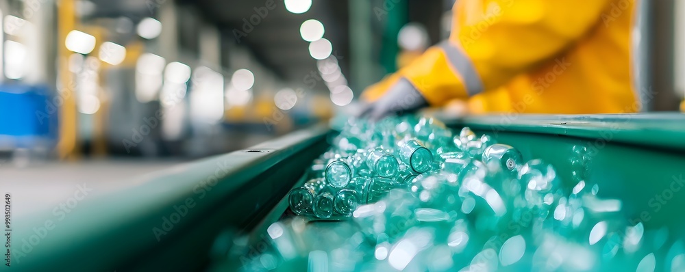 Poster automated glass sorting systems for enhanced recycling efficiency - secure disposal sustainability a