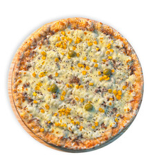 pizza com muito queijo PNG 