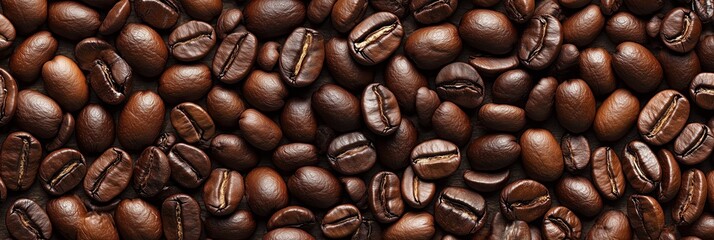 Fototapeta premium Pile of coffee beans