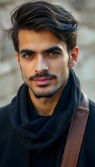 portrait of an attractive Iran young man