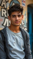 portrait of an attractive Israel young man