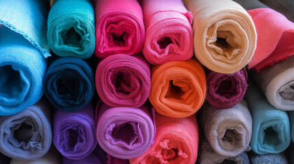 The roll of cloth made from jersey knit fabric was soft and stretchy, making it a perfect choice for creating comfortable t-shirts, dresses, and loungewear.






