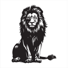 Obraz premium black and white silhouette of a person