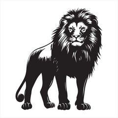lion head isolated on white,head, lion, animal, vector, cartoon, wild, illustration, tattoo, cat, wolf, dog, mammal, mascot, face, isolated, black, silhouette, symbol, art, white, nature, animals, wil