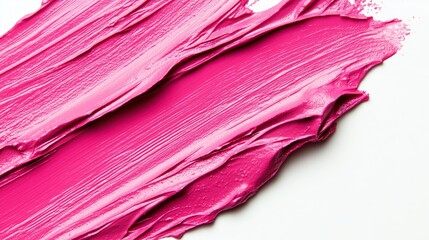 Vivid fuchsia paint texture with thick brush strokes, creating an abstract but vibrant artistic background.