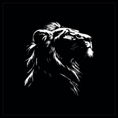 black and white silhouette of a person