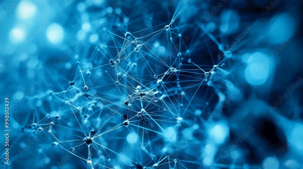 Poster futuristic network abstract background for high-tech business concepts