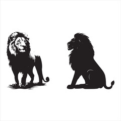 lion head isolated on white,head, lion, animal, vector, cartoon, wild, illustration, tattoo, cat, wolf, dog, mammal, mascot, face, isolated, black, silhouette, symbol, art, white, nature, animals, 