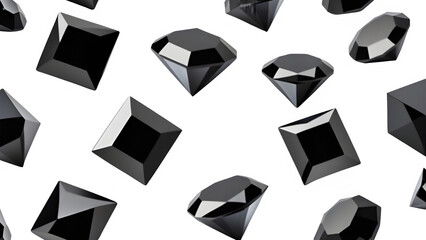 raw black diamond gem