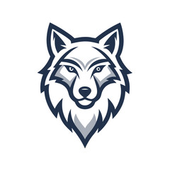 Wolf animal isolated logo icon vector design