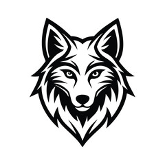 Wolf animal isolated logo icon vector design