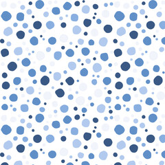 seamless pattern, blue abstract shapes