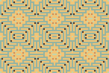 Aztec Traditional Kimono Patternfolk Embroidery, Aztec Geometric Ornament Print. Design for Carpet, Wallpaper, Clothing, Wrapping, Fabric