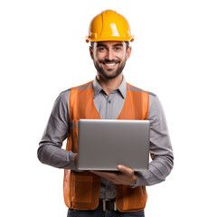 engineer with laptop png