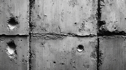 Tekstura stary mur betonowy, szary vintage, tapeta generative ai 