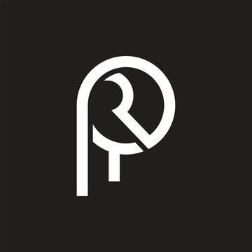 Letter prt logo concept. modern rt letter vector design template. 