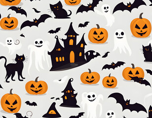 Fototapeta premium Halloween theme creative background