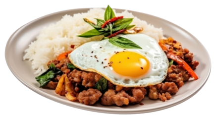 PNG Plate food egg vegetable.