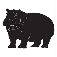 rhino illustration., cartoon, animal, vector, mammal, illustration, wild, hippo, rhino, bear, wildlife, hippopotamus, zoo, nature, animals, rhinoceros, art, big, cute, fun, drawing, elephant, safari, 