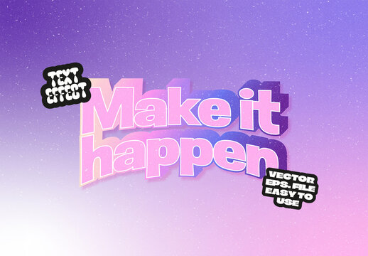 Gradient Pastel Text Effect
