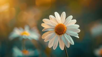 Beautiful Flower in Soft Light Background