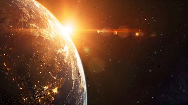 Breathtaking Celestial Phenomenon in a Trinary Star System with Complex Solar Interactions