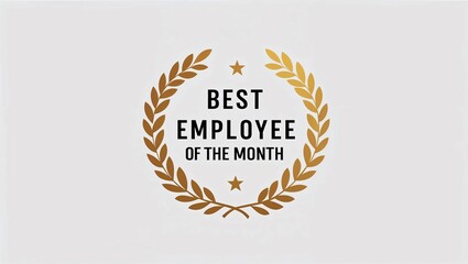 best employee of the month label