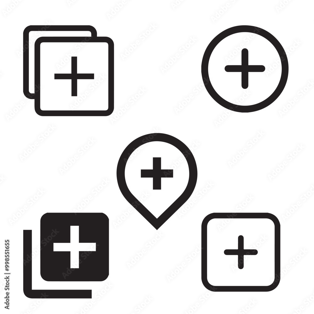 Poster add vector set