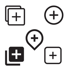 Obraz premium Add vector set 