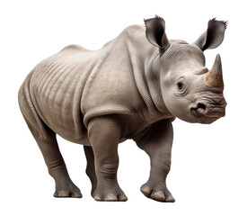 Fototapeta premium PNG Baby rhinoceros wildlife animal mammal.