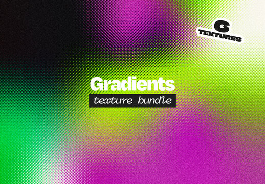 Acid Gradient Overlay Texture Set for Background