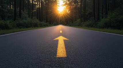 path to success direction, business career future guidance, journey to the destination