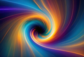 vibrant abstract swirl of colorful lines and shapes