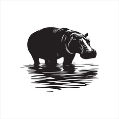 rhino on white background cartoon, animal, vector, illustration, mammal, wild, hippo, rhino, wildlife, bear, nature, zoo, hippopotamus, rhinoceros, art, fun, safari, drawing, comic, elephant, animals,