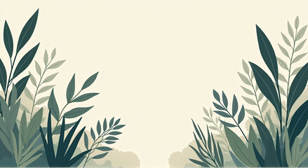 Naklejka premium green frame