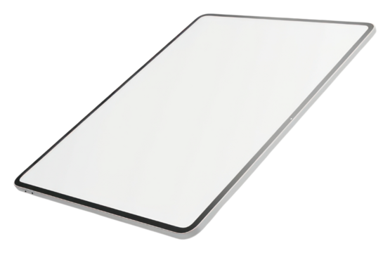 PNG  Modern tablet with blank screen - Powered by Adobe