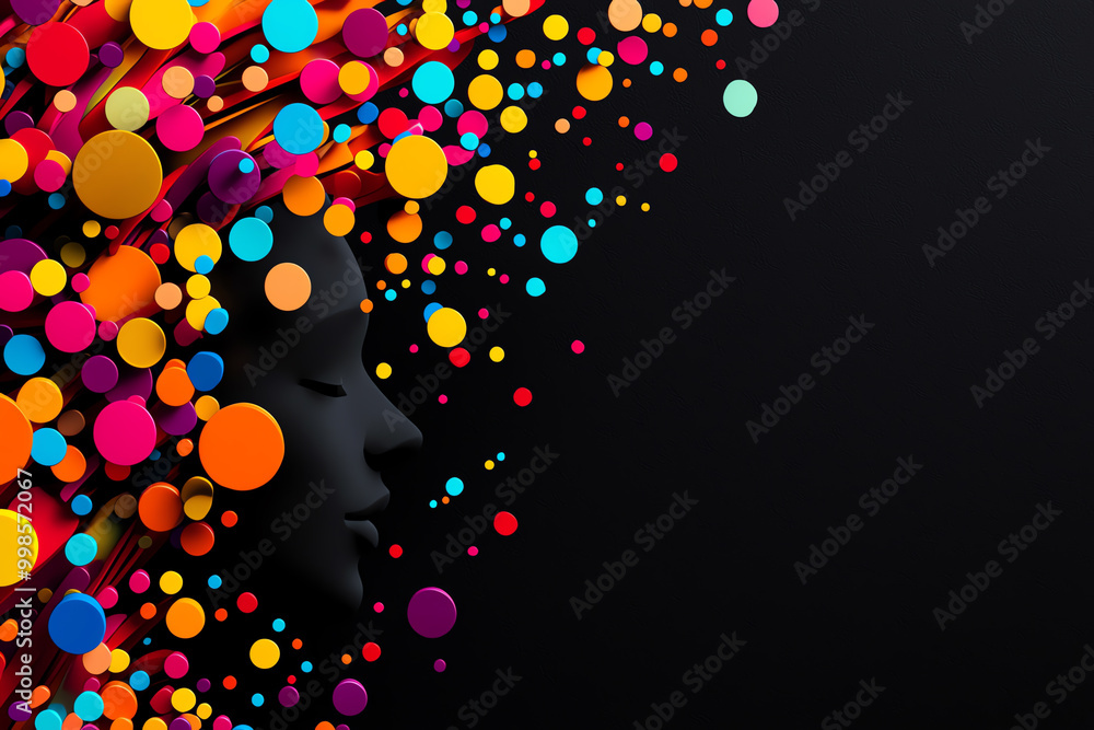 Poster infographic packed with colorful visuals summarizing key findings from a user behavior report, infog