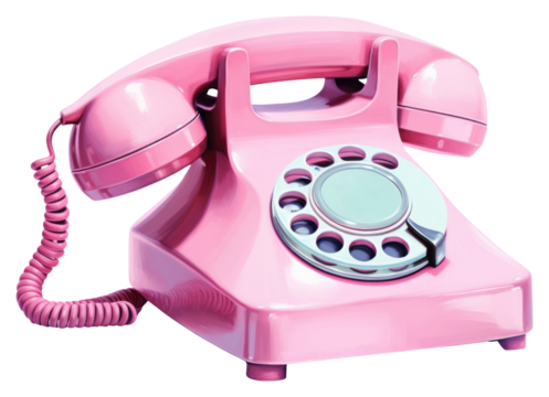 PNG Telephone white background electronics technology. - Powered by Adobe