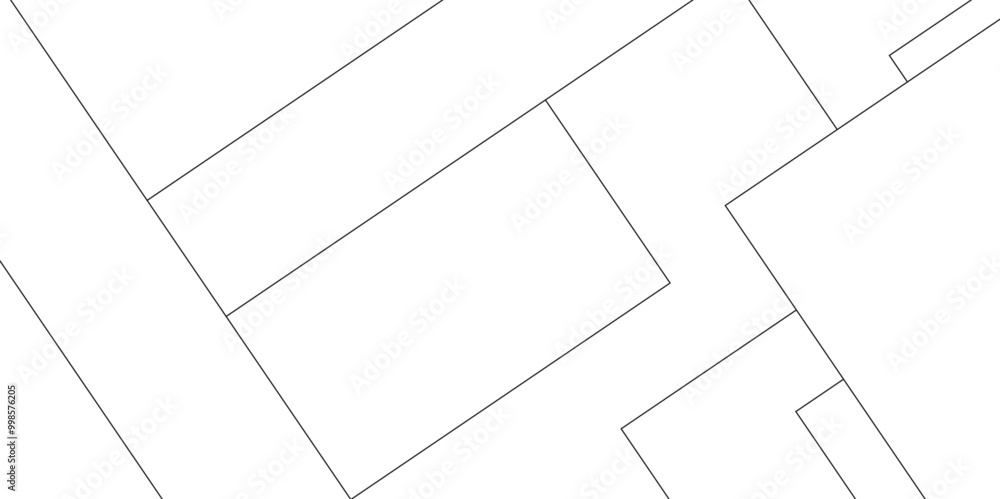 Poster mondrian style of diagonal square pattern vector. design geometric tile gold on black background. mo