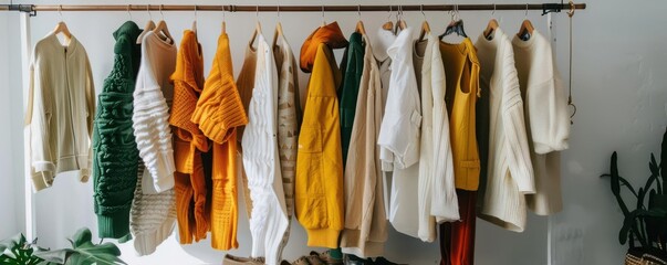 Urban streetwear made from biodegradable fabrics, emphasizing sustainable alternatives to fast fashion