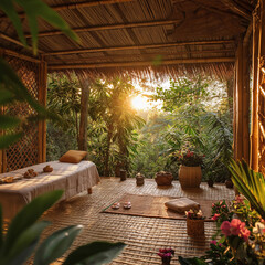 Fototapeta premium A serene Thai massage